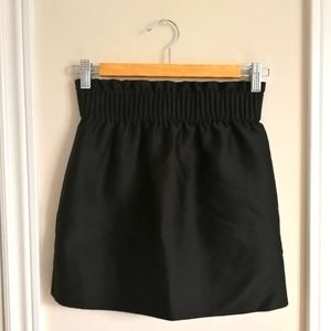 NWT COS black paper bag mini skirt